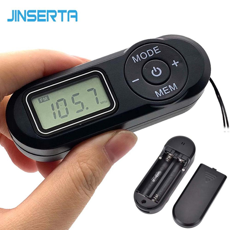 JINSERTA Pocket FM Radio - Take Your Tunes Everywhere - Stay Connected On the Go!
