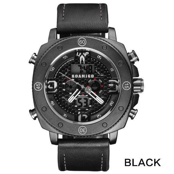 BERRY'S BUYS™ BOAMIGO Chronograph Men Classic Watch - Sleek Style with Modern Features - Accurate Timekeeping for Any Occasion - Berry's Buys