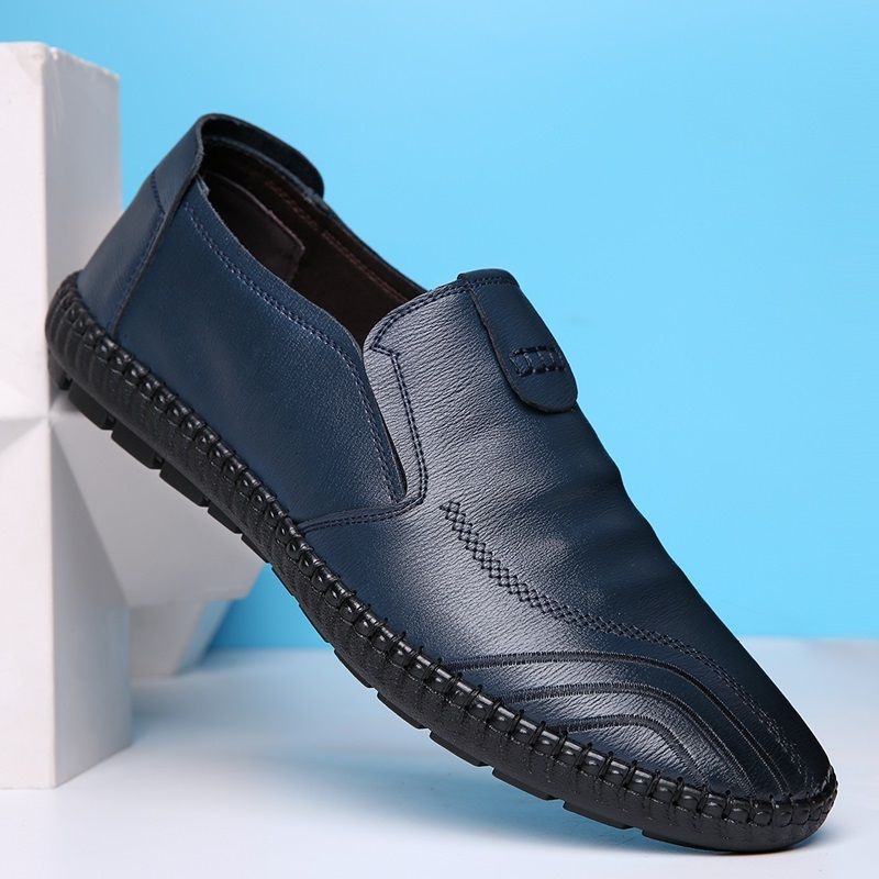 BERRY'S BUYS™ 2021 Spring Autumn New Casual Fashion Leather Shoes - Slip On in Style and Comfort All Day Long! - Berry's Buys
