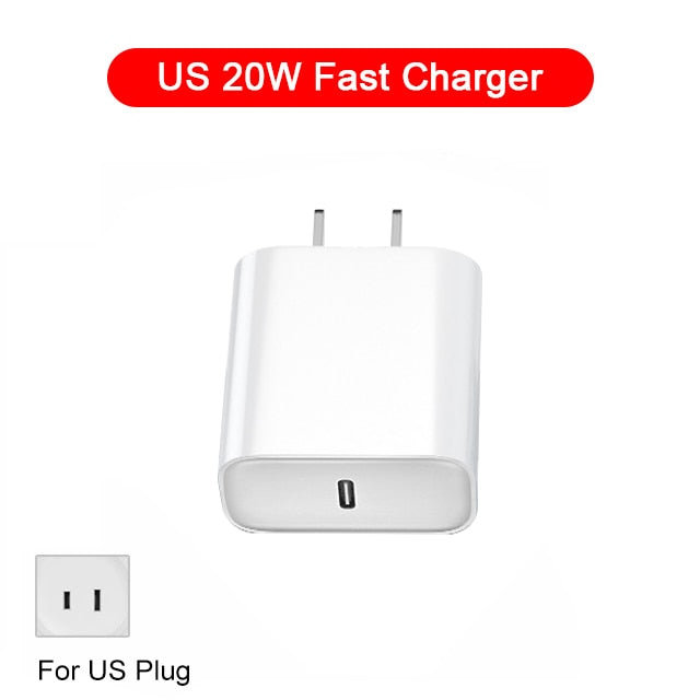 Original PD 20W Charger - Charge Your iPhone Faster Than Ever Before - Stay Connected Anywhere, A...