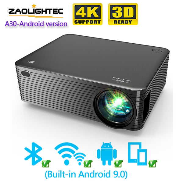 ZAOLIGHTEC A30 Portable LED Projector - Experience Cinema-Quality Entertainment Anywhere - Full H...