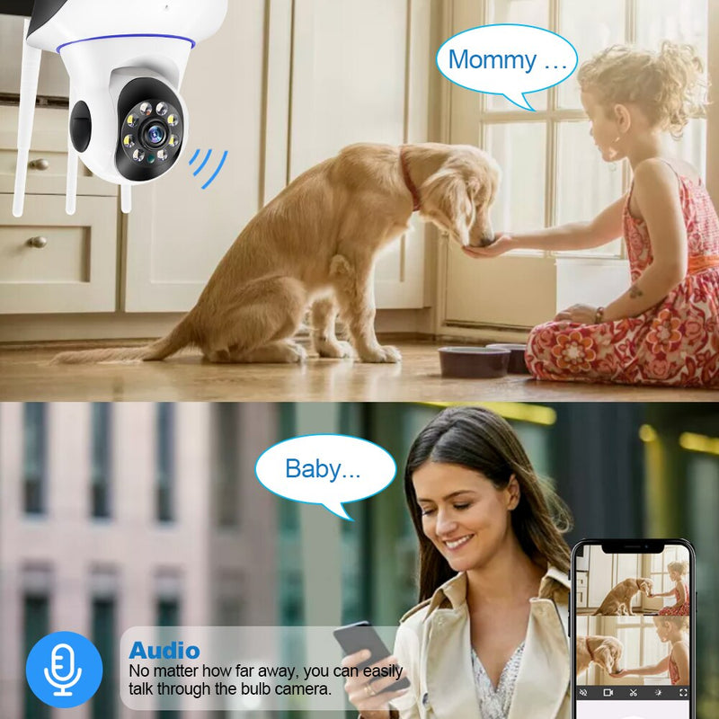 BERRY'S BUYS™ 3MP 5MP HD WIFI Surveillance Camera - Protect Your Property with Crystal-Clear Footage - Always Stay Connected - Berry's Buys