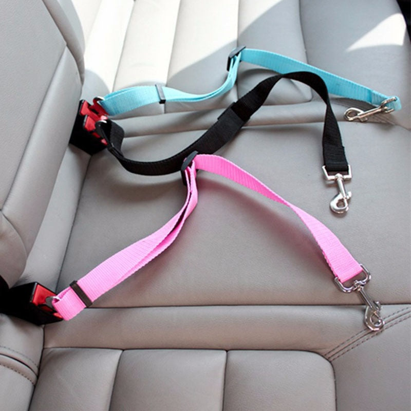 BERRY'S BUYS™ Adjustable Pet Car Seat Belt - Keep Your Furry Friend Safe and Comfortable During Car Rides - A Must-Have Accessory for Pet Owners on the Go! - Berry's Buys