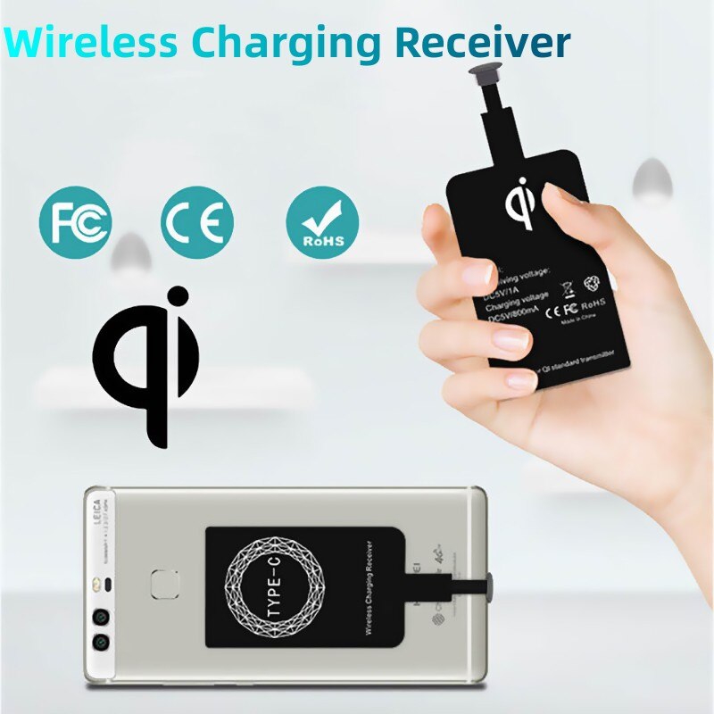 Qi Wireless Charging Receiver Universal Fast Charger - The Future of Hassle-Free Charging - Charg...