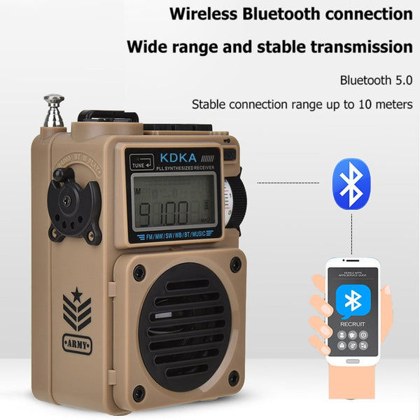 KDKA-700/701 Portable Radio - Your All-In-One Audio Companion for Adventures On-The-Go!