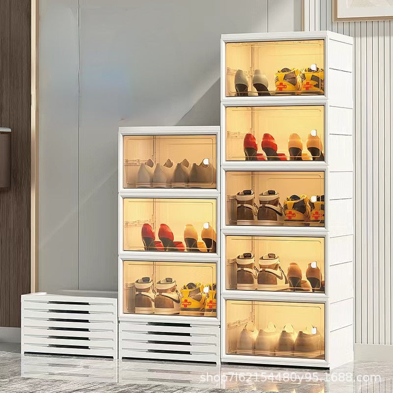 Modern Simplicity Transparent Shoe Box - The Ultimate Space-Saving Solution - Keep Your Shoes Org...