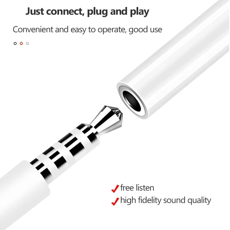 BERRY'S BUYS™ IOS Headphone Adapter for iPhone - Listen to your tunes hassle-free with our innovative adapter - High-quality sound and easy to use! - Berry's Buys