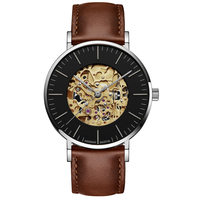 BERRY'S BUYS™ Hannah Martin Men's Mechanical Watch - Unmatched Elegance and Functionality - Perfect for Every Occasion - Berry's Buys
