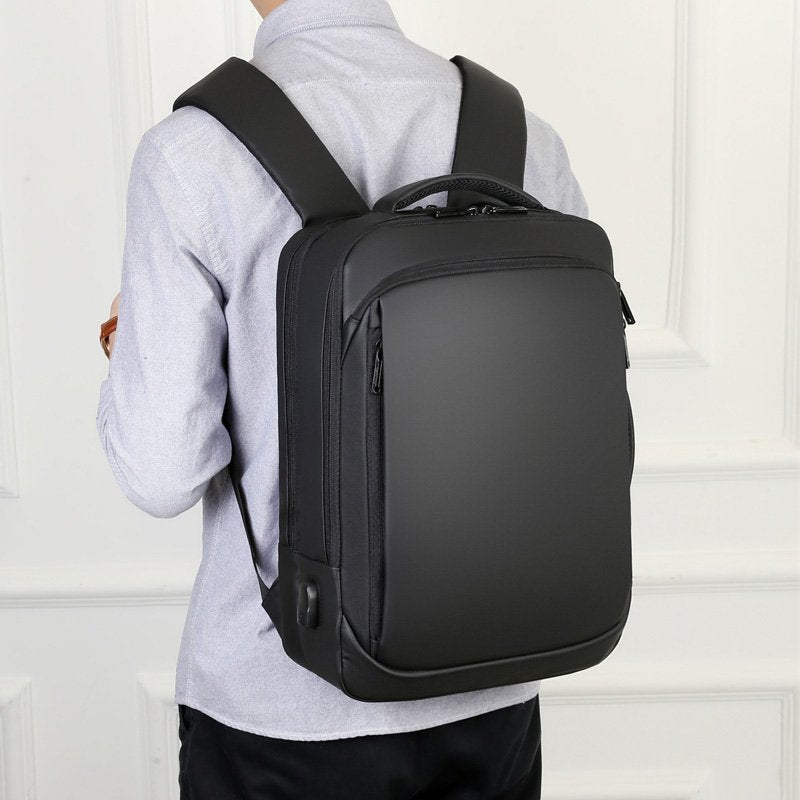 QUVLEN Multifunctional Business Notebook Backpack - Stay Organized and Stylish On the Go - Waterp...