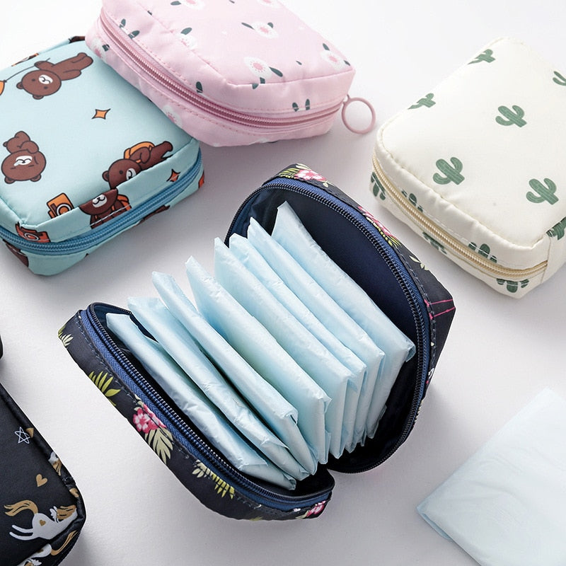 Sanitary Napkin Storage Bag Makeup Storage Organizer - Stay Organized in Style - Perfect for Dail...