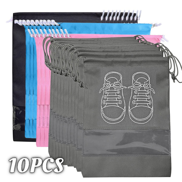 Shoes Storage Organizer Bags - Keep Your Shoes Neat and Tidy On-The-Go - Perfect for Travel and C...