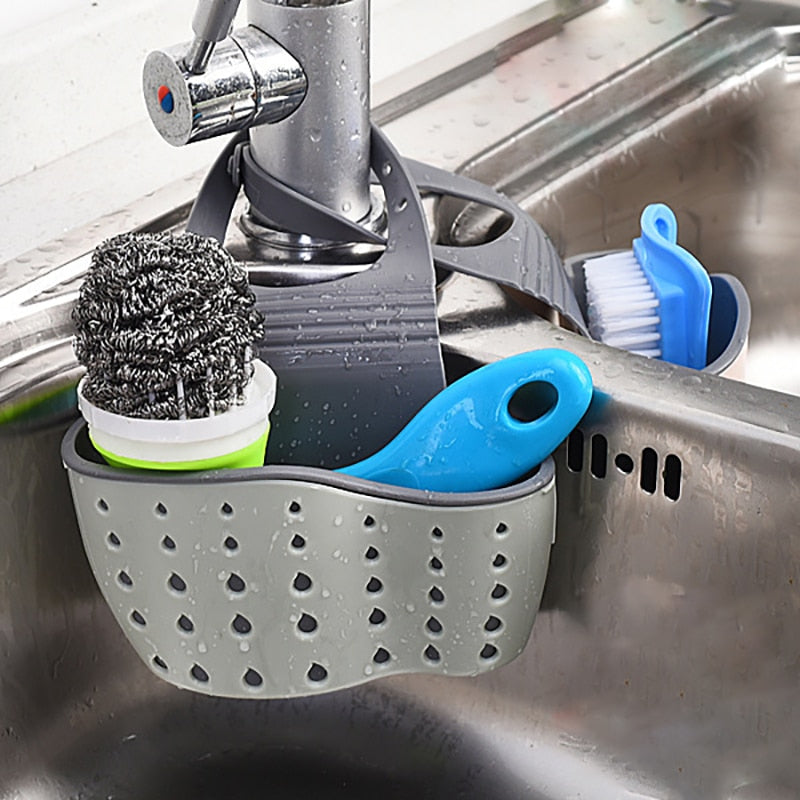 BERRY'S BUYS™ Home Storage Drain Basket - Keep Your Kitchen Sink Organized and Clutter-Free - The Ultimate Solution for Convenient and Elegant Kitchen Organization - Berry's Buys