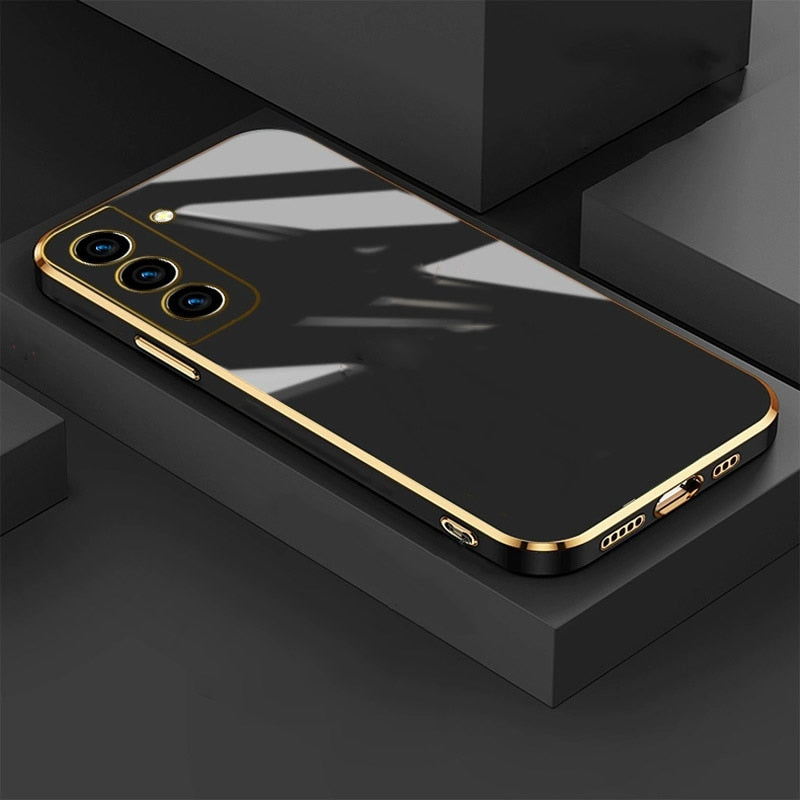 Luxury Plating Square Phone Case - The Perfect Blend of Style and Protection - For Samsung Lovers
