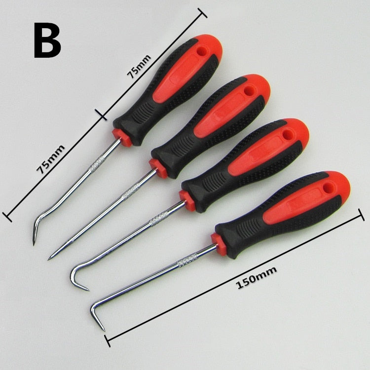 BERRY'S BUYS™ 4Pcs/set Car Pick and Hook Set - The Ultimate Solution for Removing Seals and Gaskets - Upgrade Your Toolkit Today! - Berry's Buys