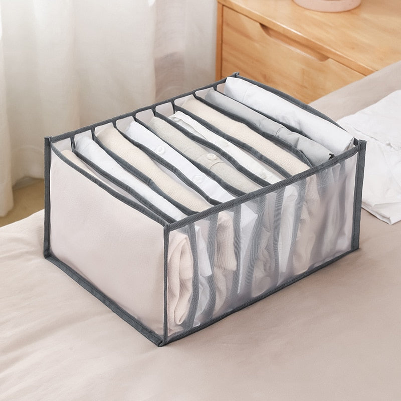 BERRY'S BUYS™ Clothes Organizer Trousers Clothes Jeans Storage Box - The Ultimate Solution for a Clutter-Free Wardrobe - Say Goodbye to Messy Drawers and Closets! - Berry's Buys