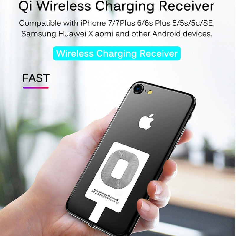 Qi Wireless Charging Receiver - Charge your phone wirelessly with ease and convenience