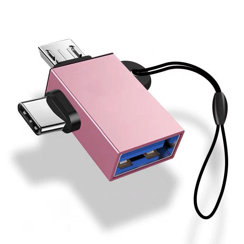 BERRY'S BUYS™ 2 In 1 OTG Adapter - Connect, Transfer and Charge with Ease! - Berry's Buys