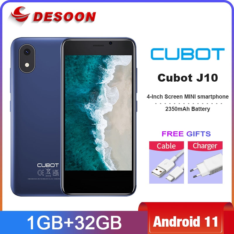 BERRY'S BUYS™ Cubot J10 Smartphone - Your Compact Companion for Enhanced Mobile Experience - Dual SIM and Ample Storage - Berry's Buys