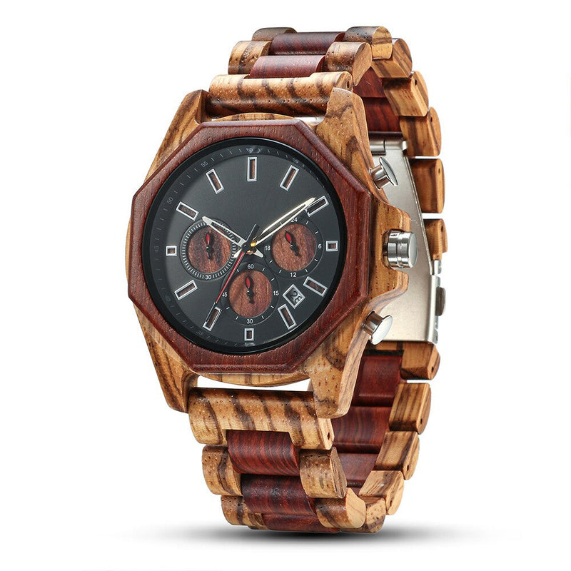 Wooden Men's Watch - The Ultimate Accessory for the Modern Man - Crafted with Eco-Friendly Materials