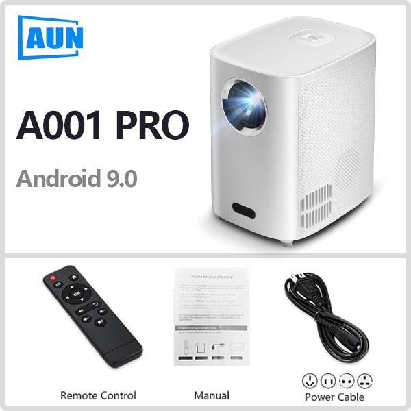 BERRY'S BUYS™ AUN A001 Pro MINI Projector - Your Ultimate Home Theater Solution - Experience Cinema-Quality Entertainment! - Berry's Buys