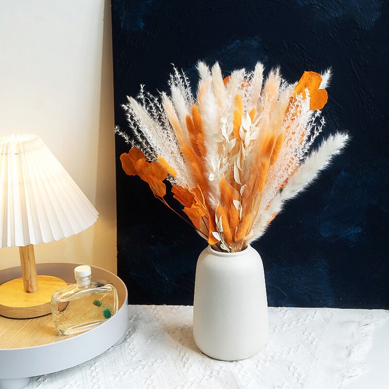 Natural White Dried Flowers Pampas Grass Decor - Add Boho Charm and Natural Beauty to Your Space ...