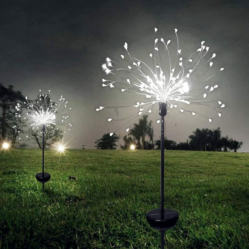 LED Solar Fireworks Lights - Create a Magical Ambience in Your Outdoor Space - Waterproof and Sol...