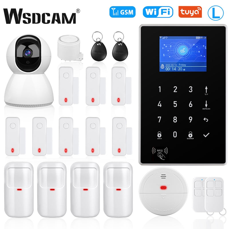 Wsdcam Tuya WiFi GSM Home Security Alarm System - Protect Your Home Anytime, Anywhere - Ultimate ...