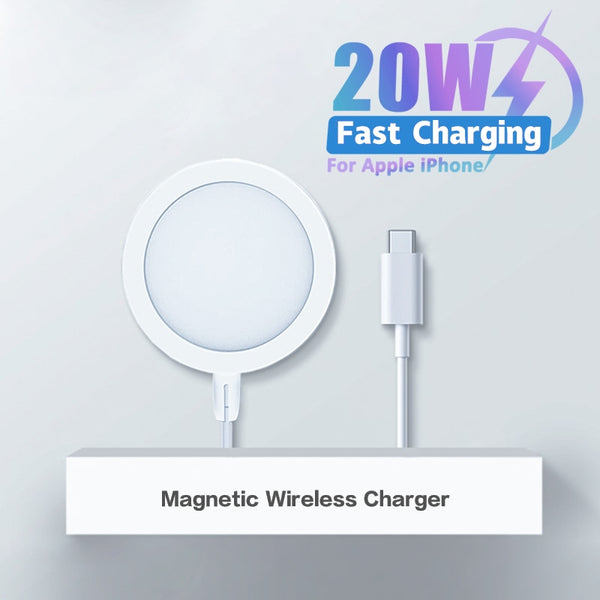 QWQ Magnetic Wireless Charger - Fast and Convenient iPhone Charging - Charge Your Phone Anywhere!
