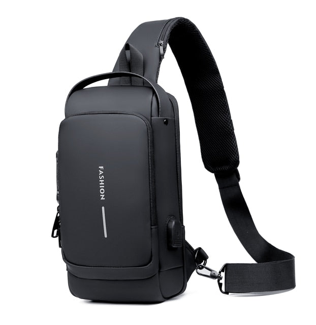 Men Sling Backpack - The Ultimate Anti-Theft Waterproof Bag for Modern Men on the Go - Keep Your ...