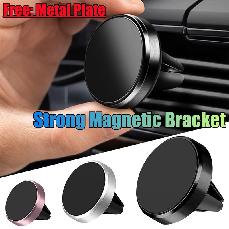 Magnetic Air Vent Car Phone Holder - Keep Your Smartphone Secure on the Go - The Ultimate Conveni...