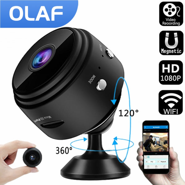 BERRY'S BUYS™ A9 Mini Smart Home IP Camera - Crystal-clear video quality for ultimate protection - Keep an eye on your property from anywhere! - Berry's Buys