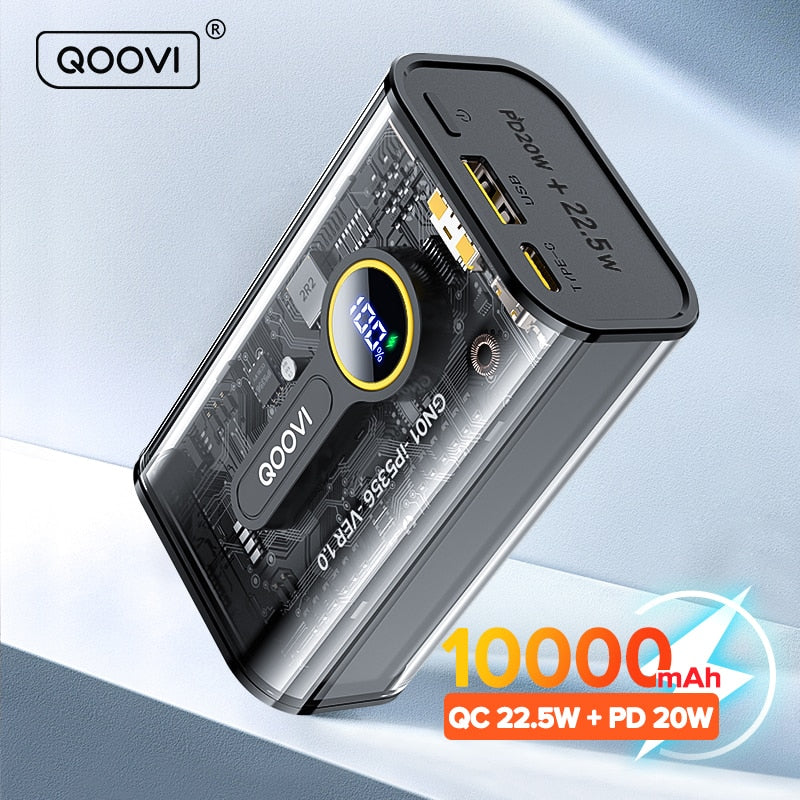 QOOVI PD 20W Power Bank - Never Run Out Of Juice Again - Stay Charged On-The-Go