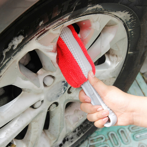 BERRY'S BUYS™ Auto Tire Rim Mud Remover Brush - The Ultimate Solution for Sparkling Clean Wheels - Effortlessly Remove Stubborn Mud and Dirt - Berry's Buys
