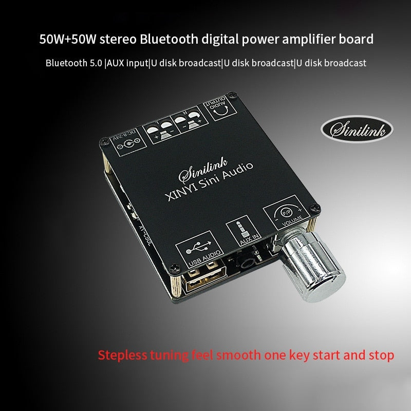 XINYI Sini Audio Stereo Bluetooth Digital Power Amplifier Board - Experience Crystal-Clear Sound ...