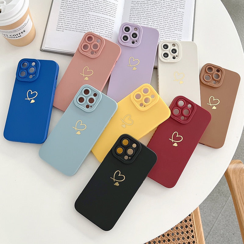 Ottwn Candy Color Silicone Phone Case - Protect Your iPhone with Style - Shockproof and Anti-Knoc...