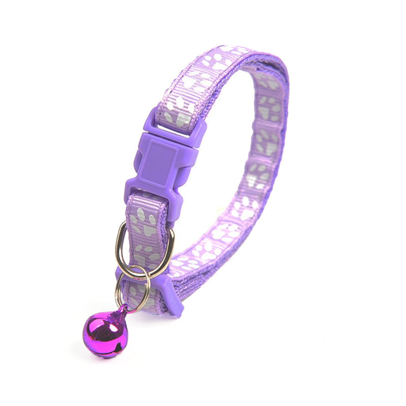 BERRY'S BUYS™ Colorful Pet Pattern Small Dog and Cat Collar with Bell - Customize Your Furry Friend's Style - Give Them the Gift of Comfort - Berry's Buys