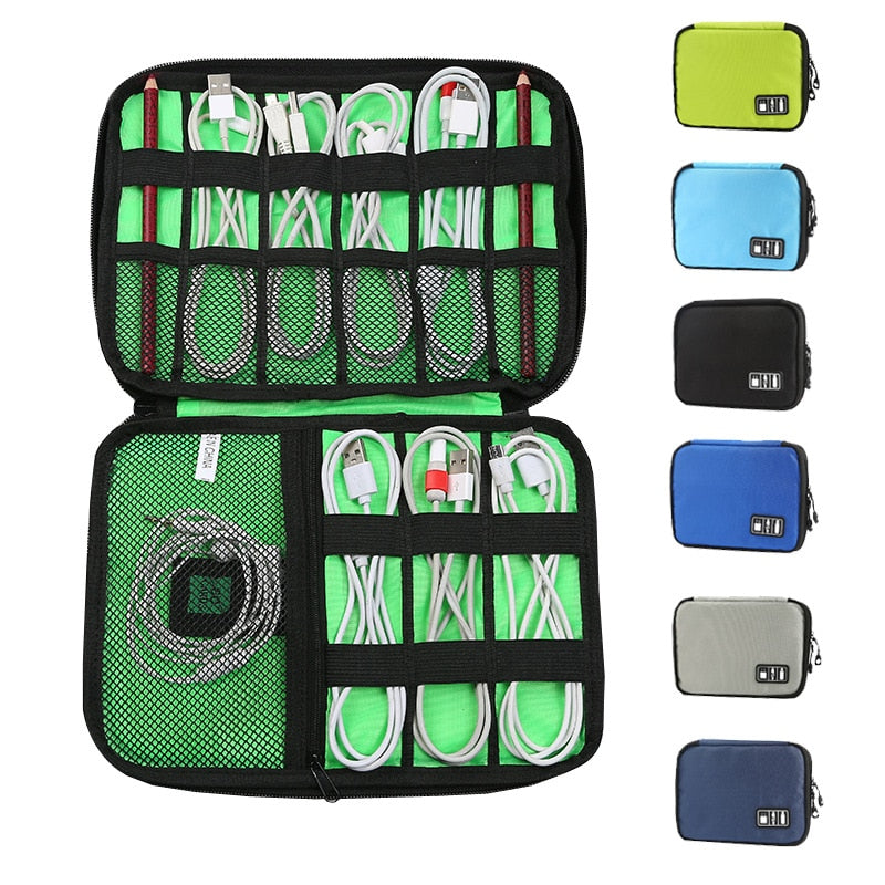 Mobile Phone Data Cable Storage Bag - Keep Your Tech in Check with the Ultimate Digital Organizer!