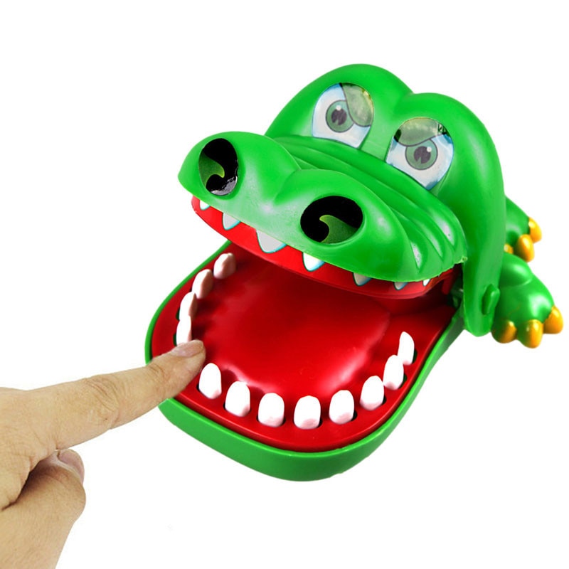BERRY'S BUYS™ Creative Practical Jokes Mouth Tooth Alligator Hand Funny Family Game - Bite your nerves, not your fingers - Perfect for hilarious family game night and parties - Berry's Buys