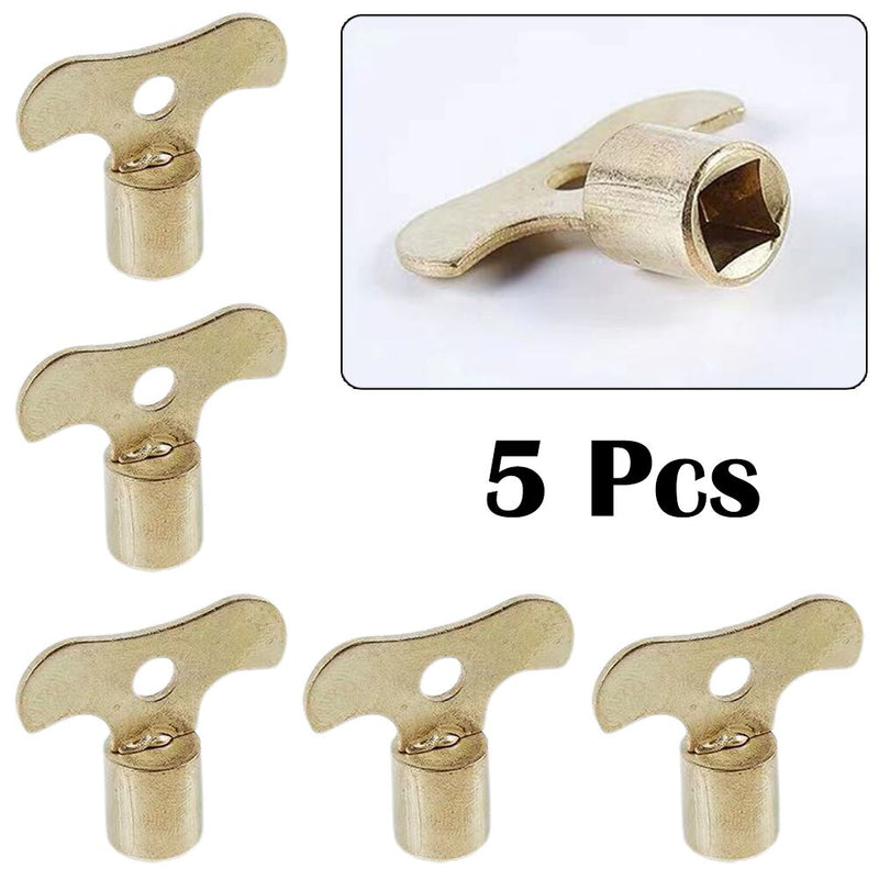 BERRY'S BUYS™ 5PCS Faucet Key Radiator Plumbing Bleed Bleeding Keys - The Ultimate Solution for Venting Air Valves - Say Goodbye to Plumbing Hassles! - Berry's Buys