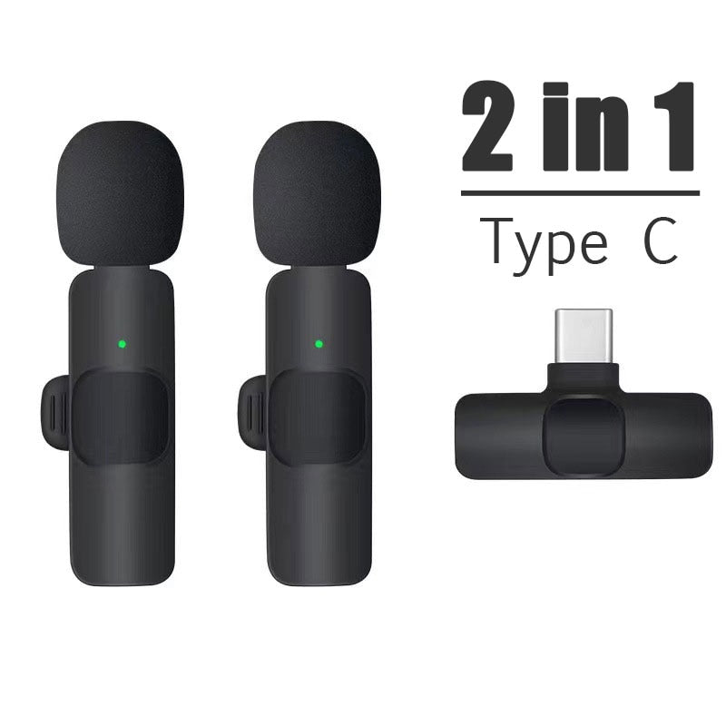Wireless Lavalier Microphone - Crystal-clear Audio Anywhere - Upgrade Your Audio Game Today!