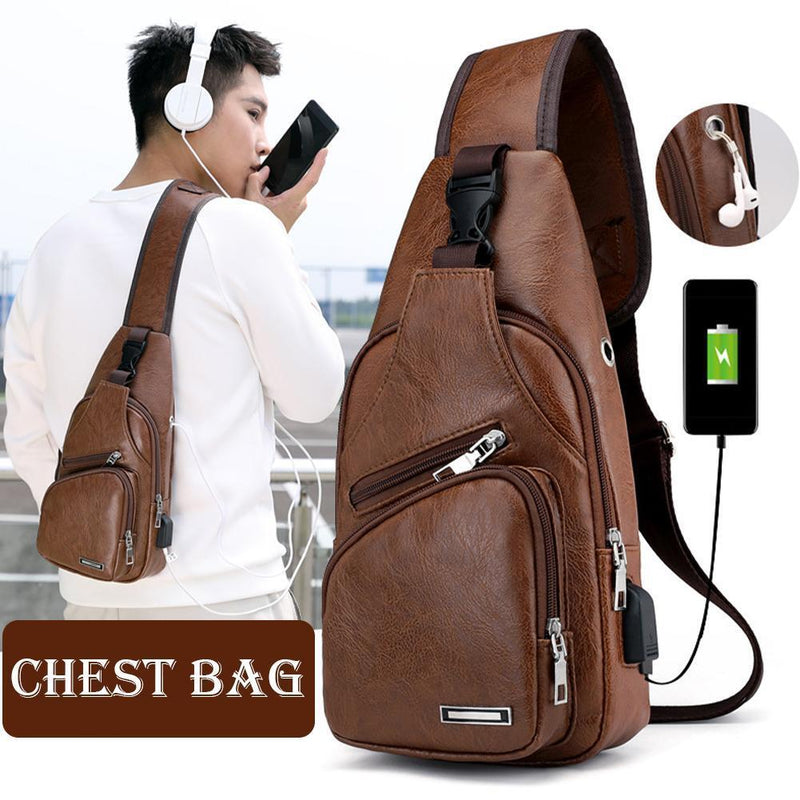 BERRY'S BUYS™ Casual Men's Chest Bag - Stay Organized and Stylish on-the-go - Perfect for Work or Adventure - Berry's Buys