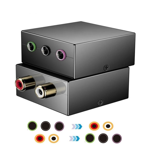 BERRY'S BUYS™ 5.1 Audio Bi-Directional Converter - Upgrade Your Sound Experience - Connect Your Speaker to Any Device - Berry's Buys
