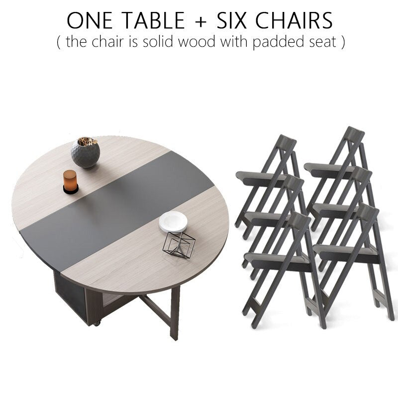 BERRY'S BUYS™ Fashion Folding Dining Table Furniture - The Space-Saving Solution for Your Dining Area - Perfect for Small Apartments and Cozy Dining Rooms - Berry's Buys