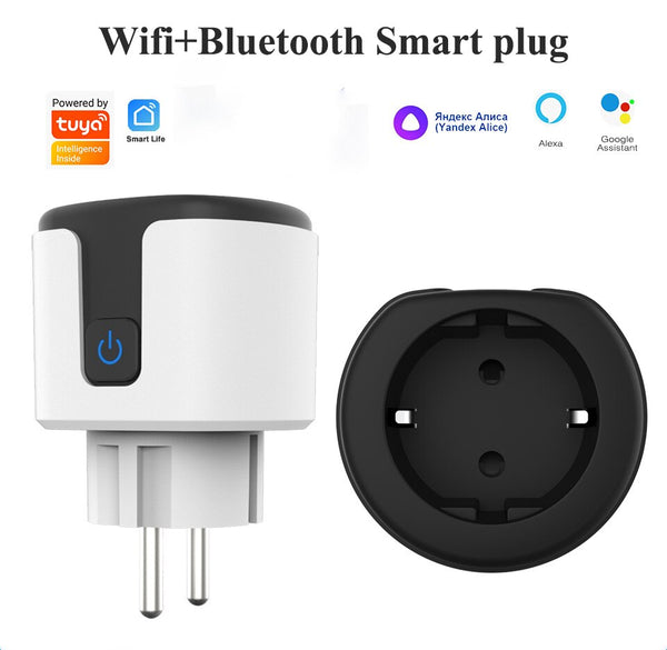 Smart Socket EU 16A 20A AC240V Wifi Smart Plug Power Outlet Alexa Google Home Voice Control For T...