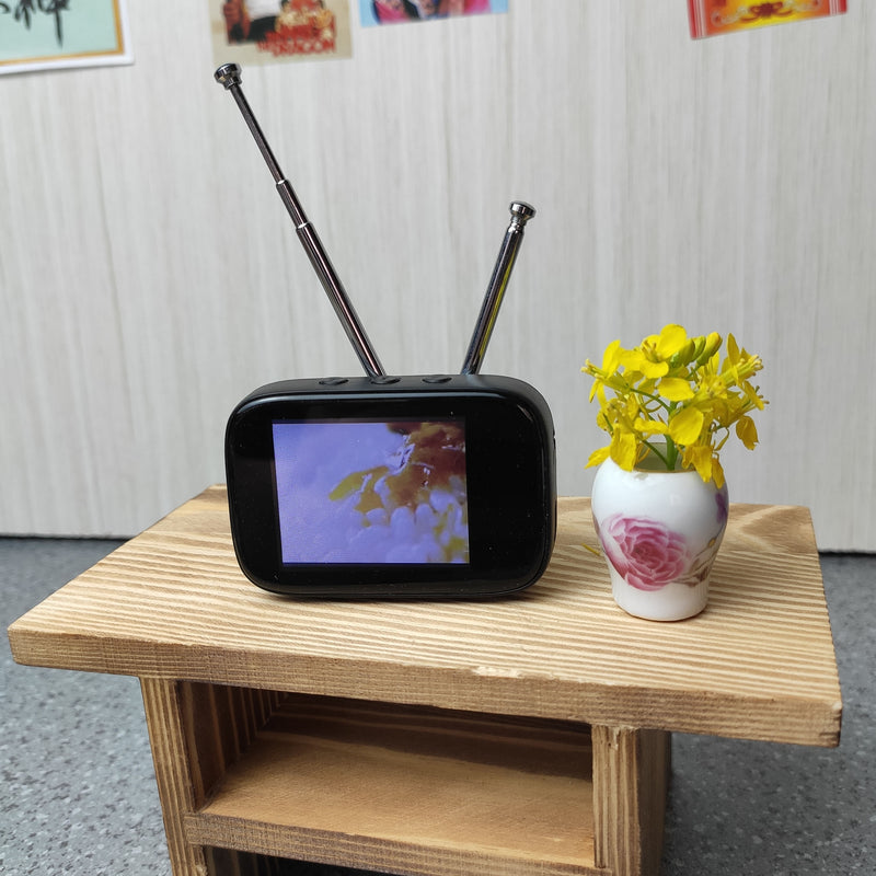 Retro Mini Touch Screen TV - Experience Nostalgia in HD - Perfect addition to your home decor