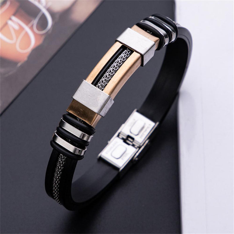 Stainless Steel Bracelet - Add a Touch of Edgy Sophistication to Your Look - Elevate Your Accesso...