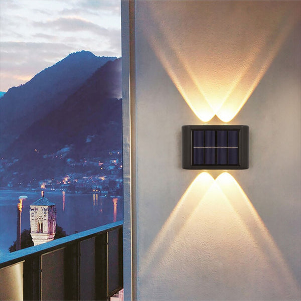 Solar Wall Lamp - Light up your outdoor space with warmth and style - Eco-friendly and hassle-fre...