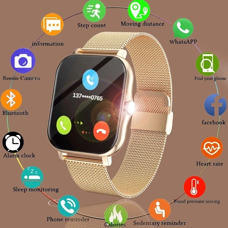 Xiaomi Samsung Android Phone Smartwatch - Stay Connected and Fashionable On-the-Go!