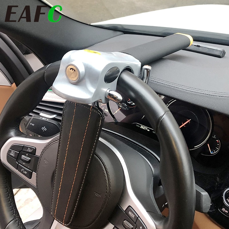 BERRY'S BUYS™ Car Steering Wheel Lock - Ultimate Anti-Theft Protection for Your Vehicle - Foldable Design for Easy Storage and Transport - Berry's Buys