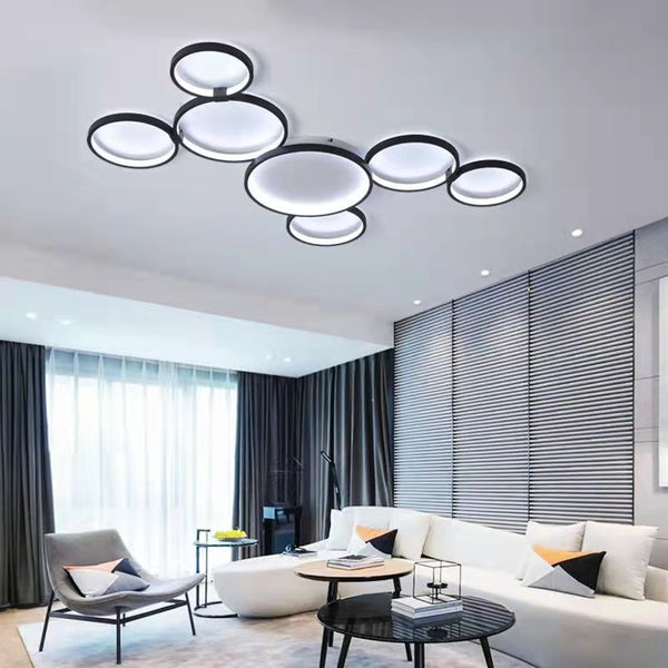 BERRY'S BUYS™ DF LIGHT HOUSE LED Ceiling Lamp - Elevate Your Home's Style with Sleek Design and Ample Lighting - Berry's Buys